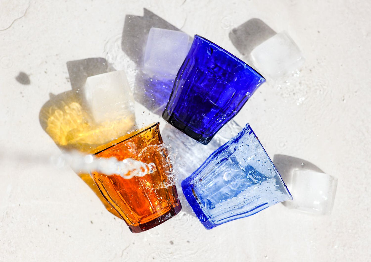 Verre à eau coloré 31cl Set panaché 6 verres couleurs Duralex