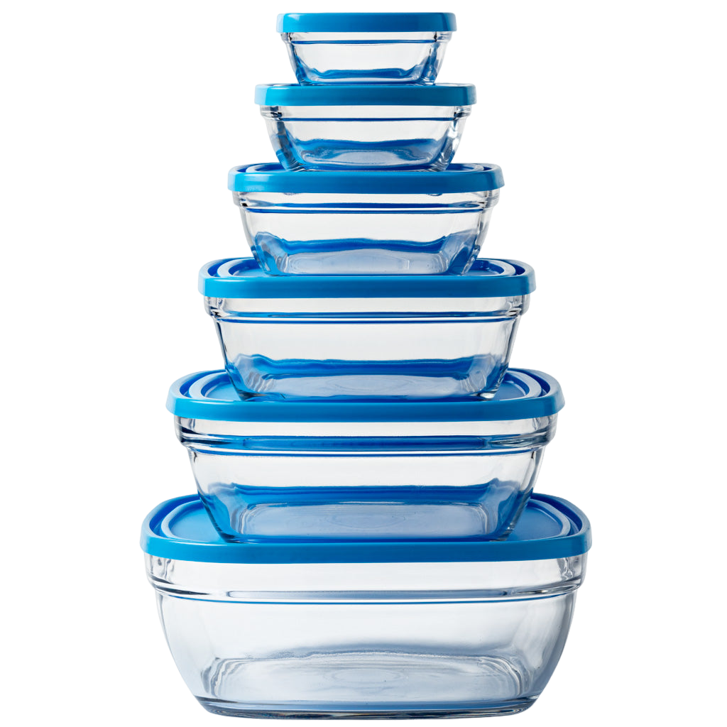 Boîtes de conservation carrées en verre Duralex® Collection Freshbox Duralex