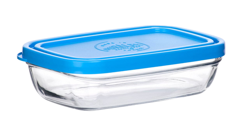 Freshbox - Caja rectangular transparente 15 cm