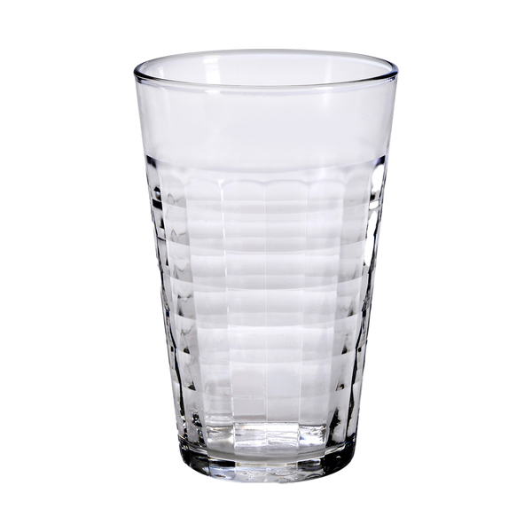 [Bicchiere da birra trasparente Prisme (Set di 6)