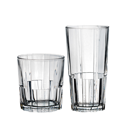 Jazz - Mix Top Glass 26 cl e Bottom Glass 26 cl (set di 12 bicchieri)